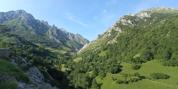 Panorámica antes de llegar a Sortres -Top de los Picos de Europa en Asturias