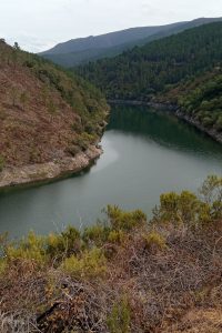 Rio Navia en el embalse de Salime