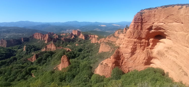 Las Médulas desde el Mirador de Orellán- Ruta por el noreste de la provincia de León