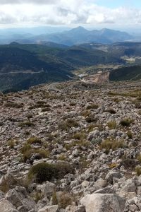 Vistas desde la subida del Alto de Sierra Pandera