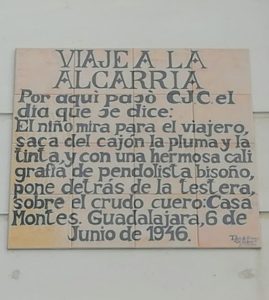 Placa conmemorativa de Guadalajara